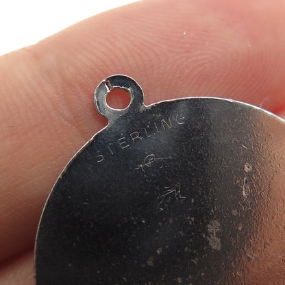 925 Sterling Silver Vintage US Capital Washington DC Charm Pendant