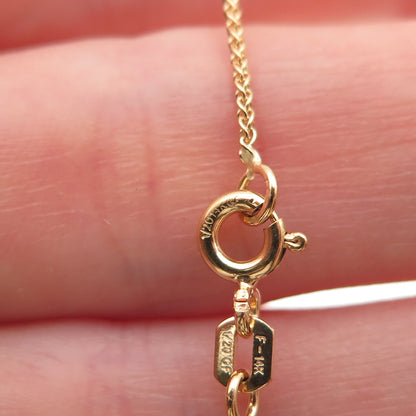1/20 14K Gold Filled Spiga Chain Necklace 18"