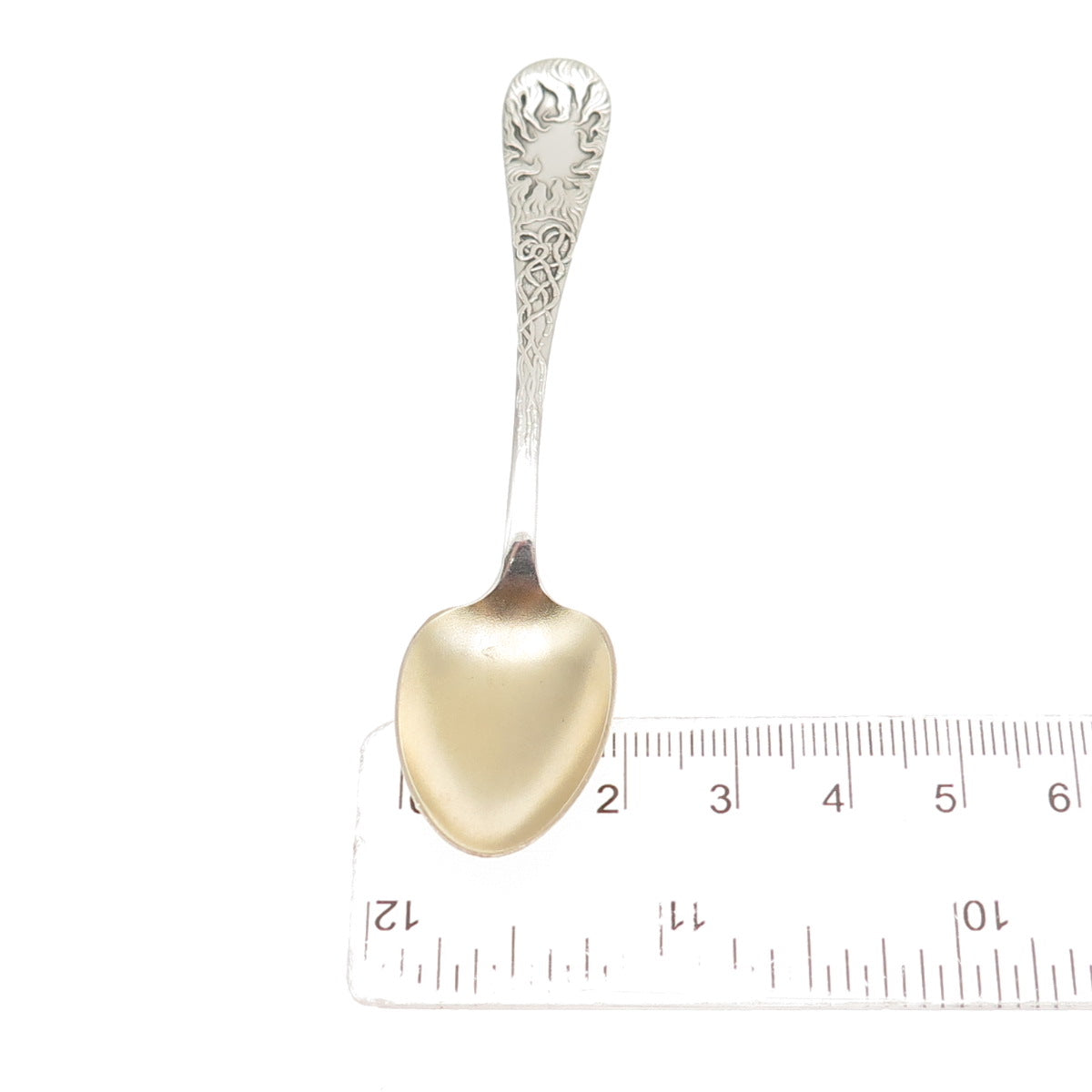 WALLACE 925 Sterling Silver Antique Art Deco Flame Coffee Spoon