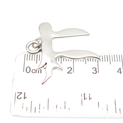 RAU 925 Sterling Silver Vintage Chai Judaica Charm Pendant