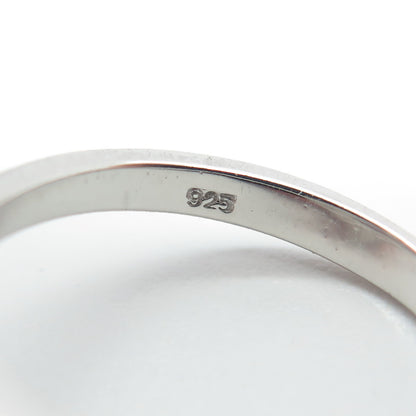 925 Sterling Silver Oval-Cut Mystic Crystal & Multi C Z Bohemian Ring Size 7
