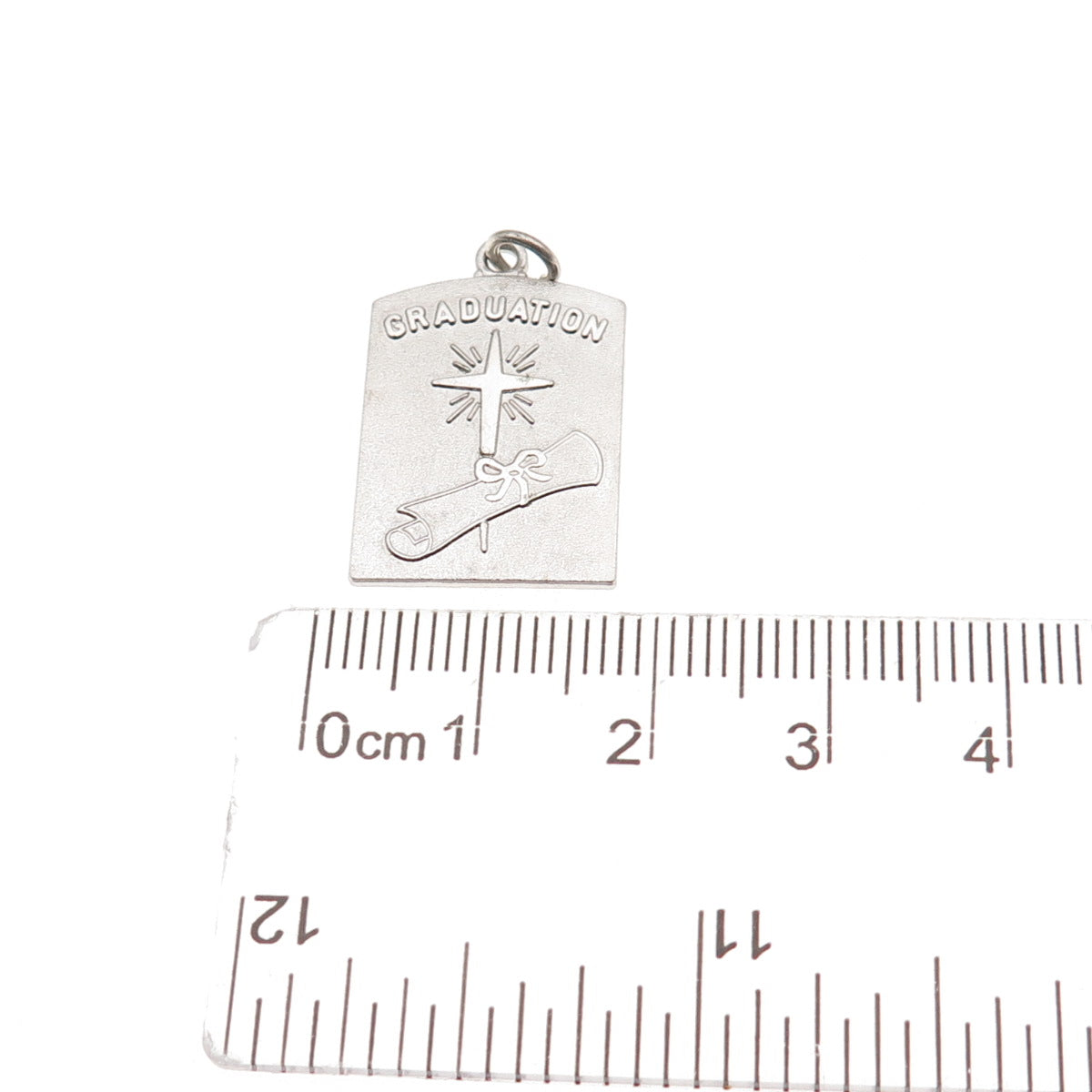 Antaya 925 Sterling Silver Vintage Graduation Charm Pendant