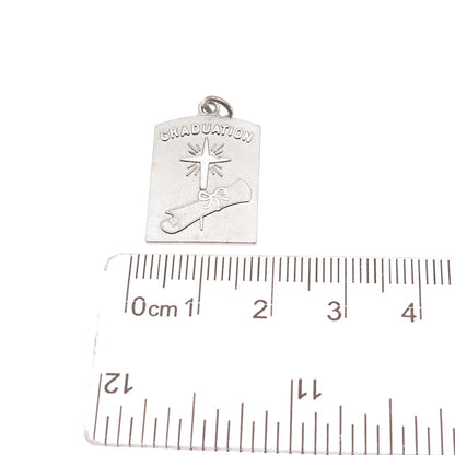 Antaya 925 Sterling Silver Vintage Graduation Charm Pendant