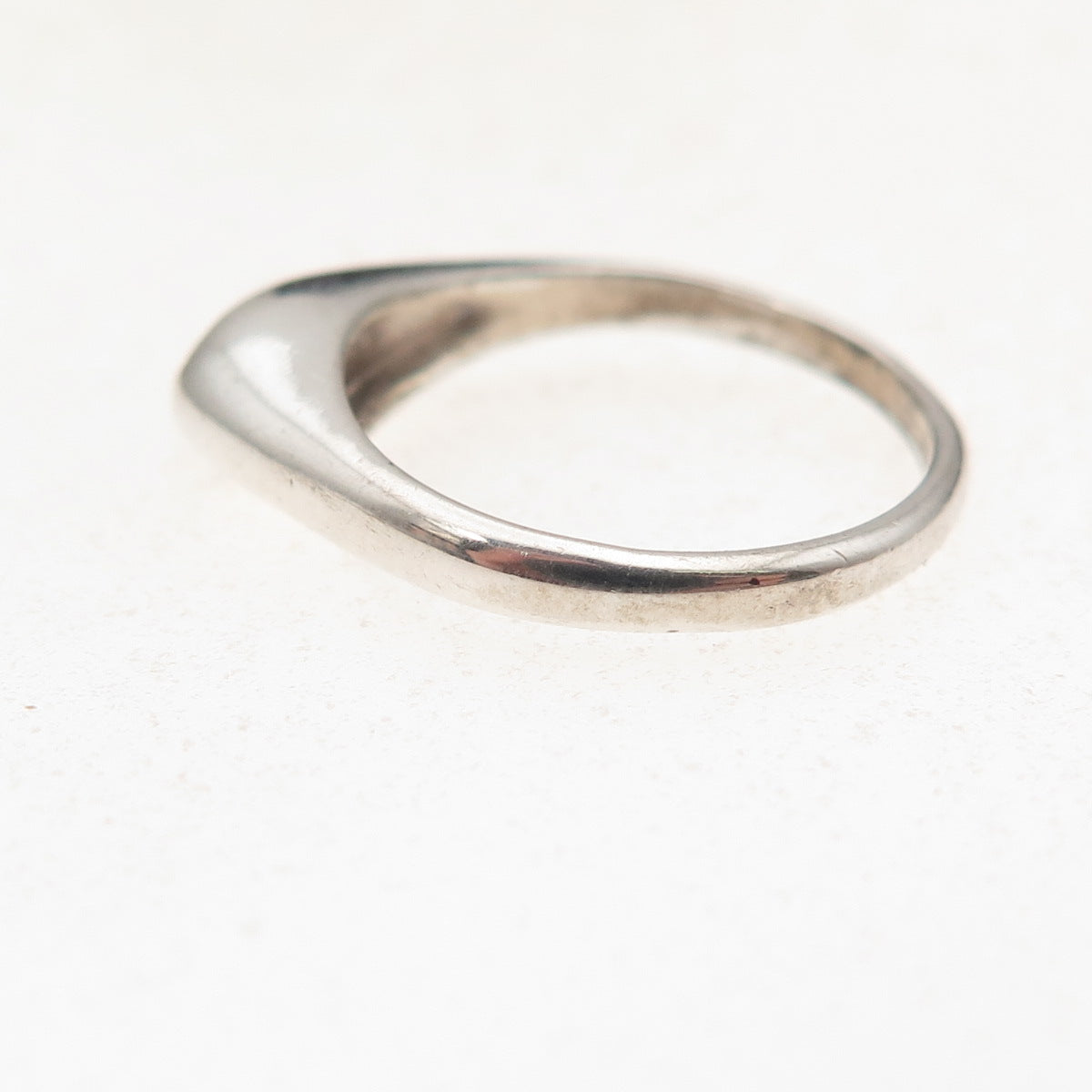 Old Pawn 925 Sterling Silver Vintage Southwestern Black Onyx Tribal Ring Size 5