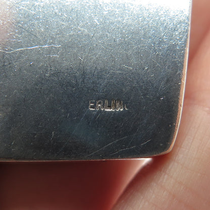 925 Sterling Silver Vintage Israel Modernist Pendant