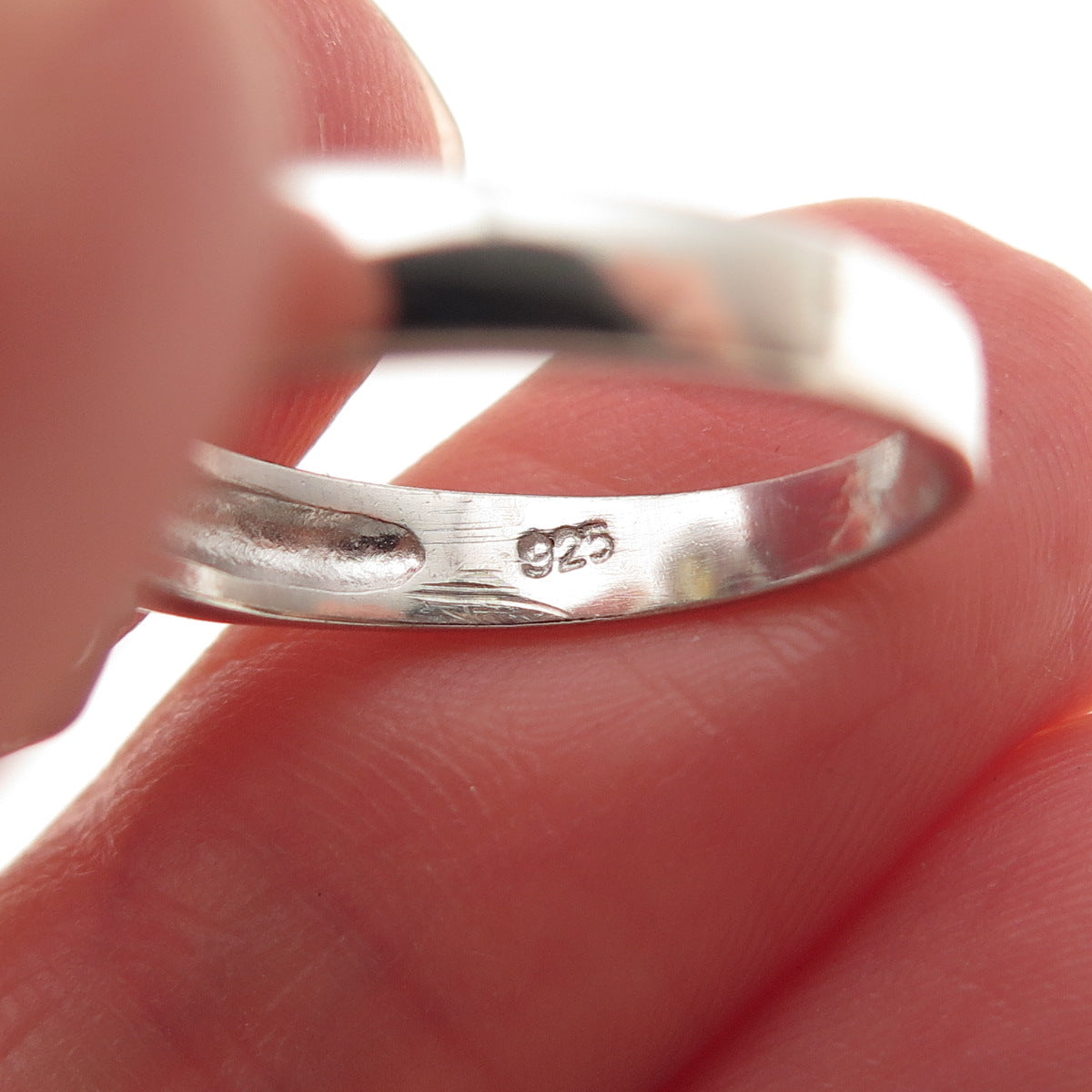 925 Sterling Silver Multi-Color C Z Floral Ring Size 6.5