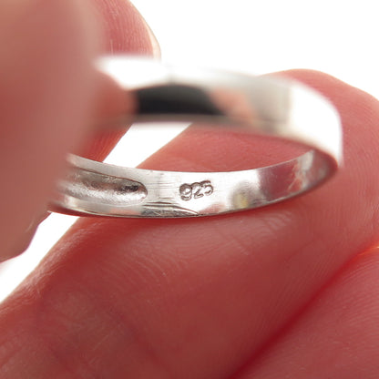 925 Sterling Silver Multi-Color C Z Floral Ring Size 6.5