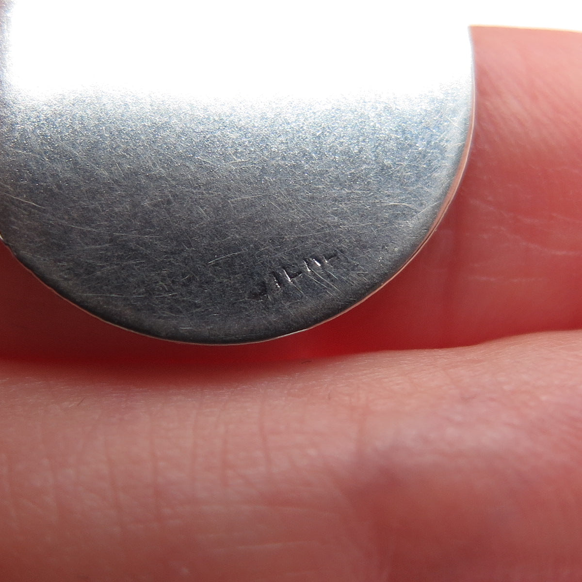 925 Sterling Silver Vintage Franklin School Minimalist Charm Pendant