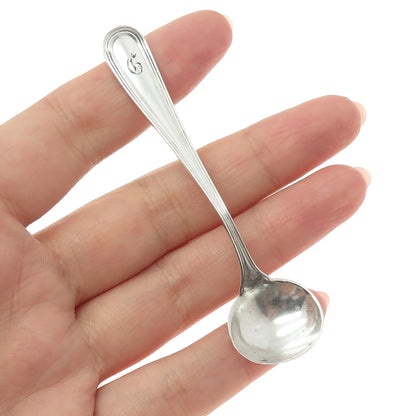 WATSON 925 Sterling Silver Antique 1908 Commonwealth Salt & Spices Spoon