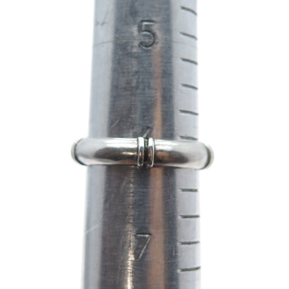 HENRY DESIGNS STUDIO 925 Sterling Silver Vintage Bamboo Band Ring Size 6.25