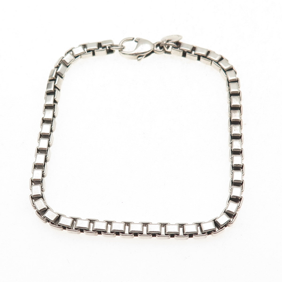 Tiffany & Co. 925 Sterling Silver Vintage Venetian Link Bracelet 7.25"