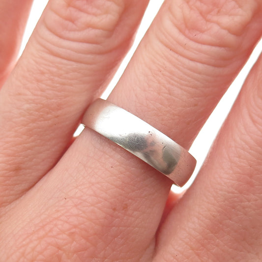 900 Silver Antique 1944 US Washington Quarter Dollar Coin Band Ring Size 7