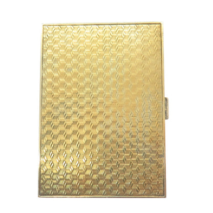 TIFFANY & CO. 925 Sterling Silver Gold Filled Vintage Italy Card Case Holder