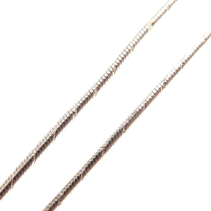 925 Sterling Silver Snake Chain Necklace 16"
