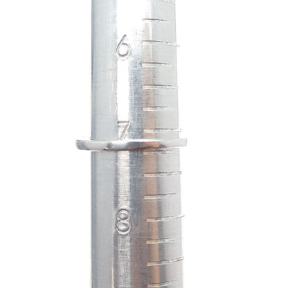 925 Sterling Silver Real Round-Cut Blue Diamond Half Eternity Ring Size 7.25