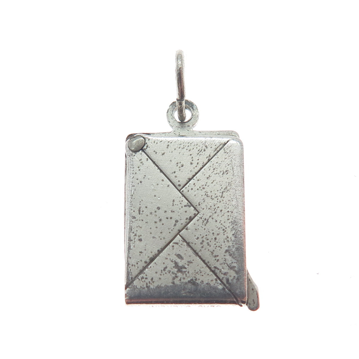 BEAU 925 Sterling Vintage Western Union Telegram Merry Christmas Charm Pendant