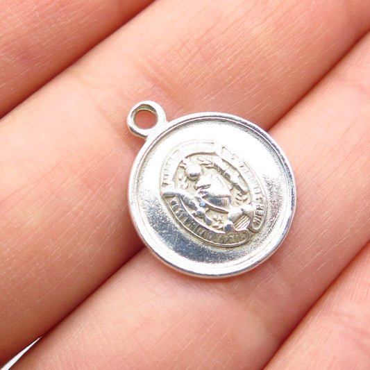 925 Sterling Silver Vintage West Philadelphia High School Charm Pendant
