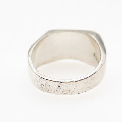 925 Sterling Silver Vintage Signet Ring Size 5.25