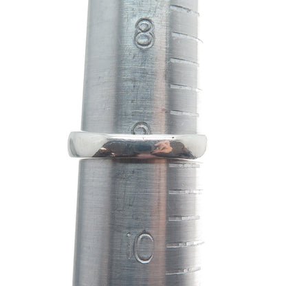 925 Sterling Silver Real Round-Cut Diamond Modernist Ring Size 9.25