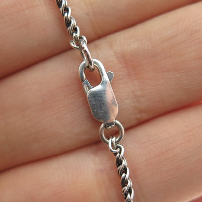 ANATOLI 925 Sterling Silver 18K Gold Real Green Amethyst Chain Necklace 18"