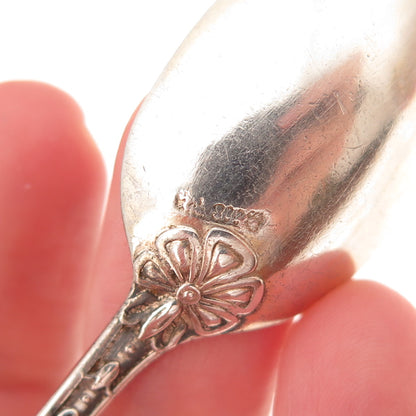800 Silver Antique Art Deco Germany Coffee Spoon