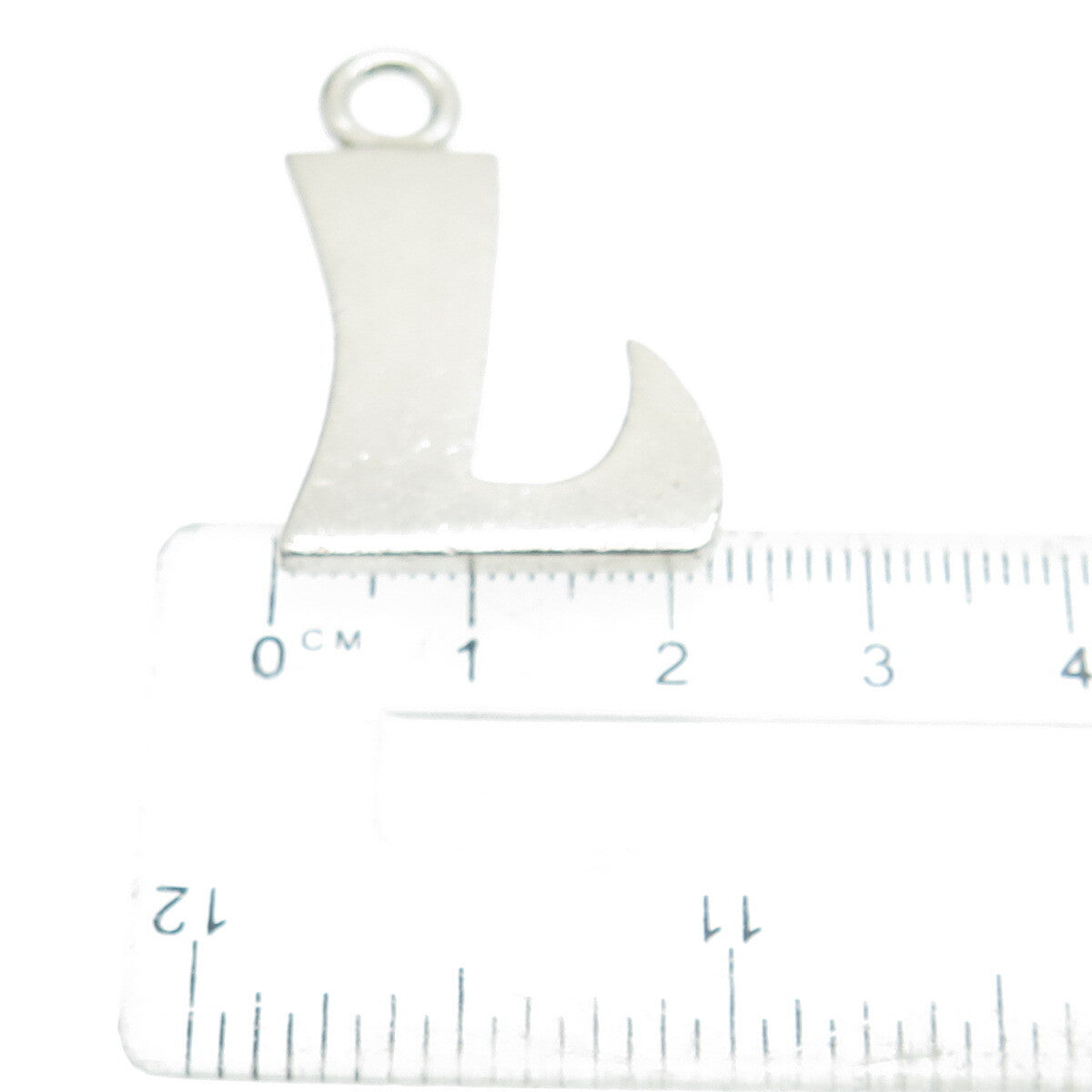 800 Silver Vintage Egypt Letter "L" Initial Pendant