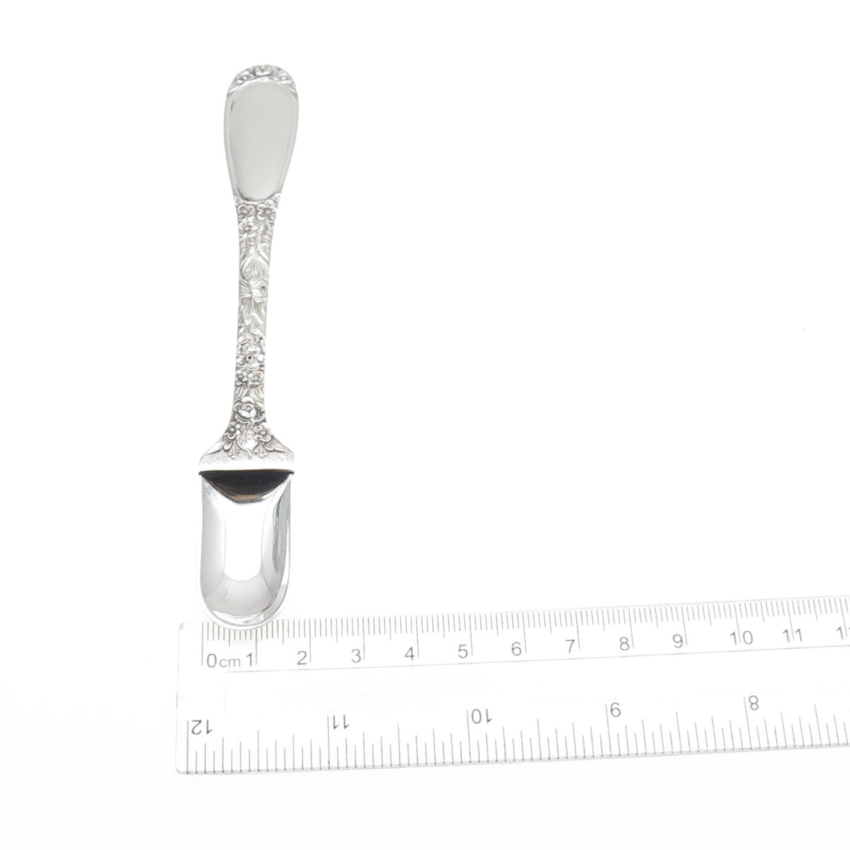 Kirk Stieff 925 Sterling Antique Victorian 1892 Stieff Rose Infant Feeding Spoon