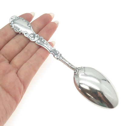 GORHAM 925 Sterling Silver Antique Memorial Arch States & Cities Coffee Spoon