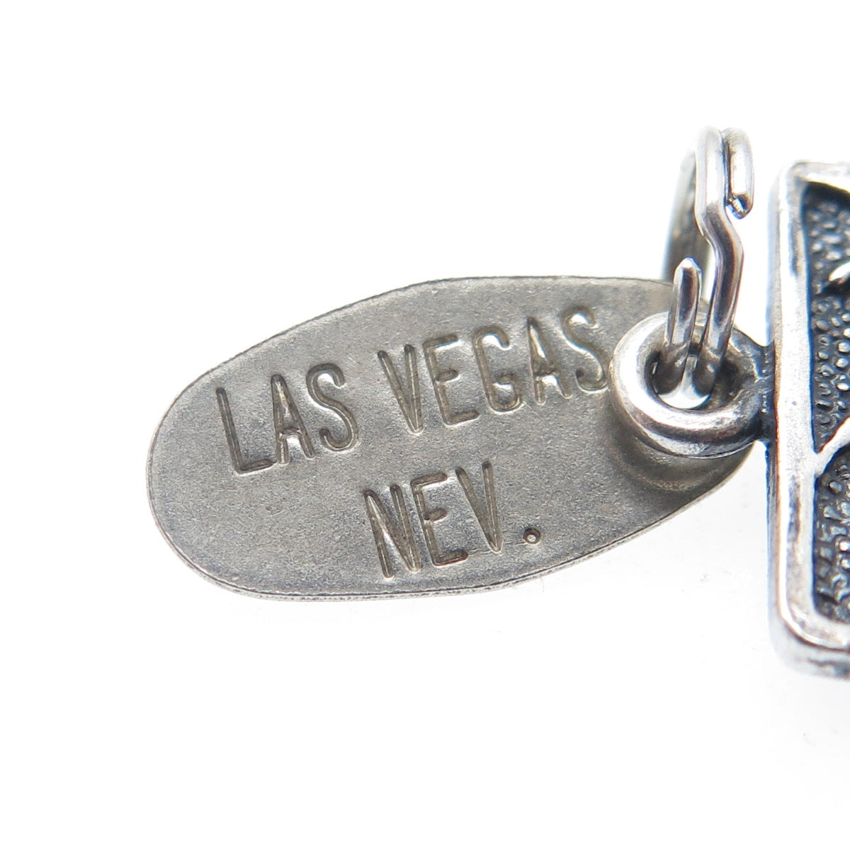 MAISELS INDIAN TRADING Sterling Silver Vintage Nevada State Map Charm Pendant