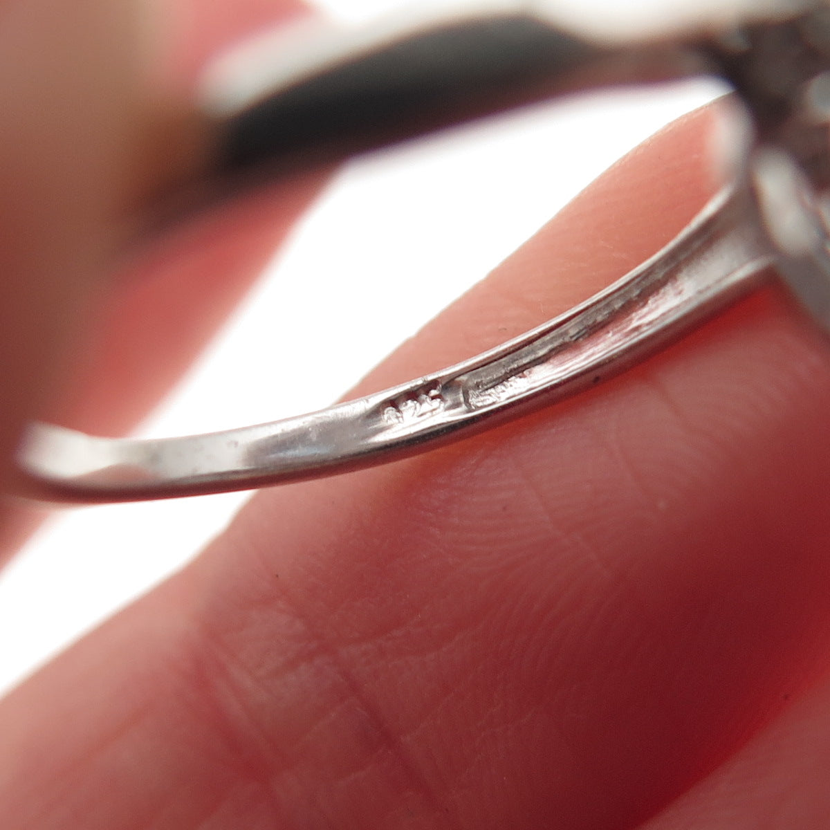 Chuck Clemency 925 Sterling Silver Real London Blue Topaz Bypass Ring Size 7