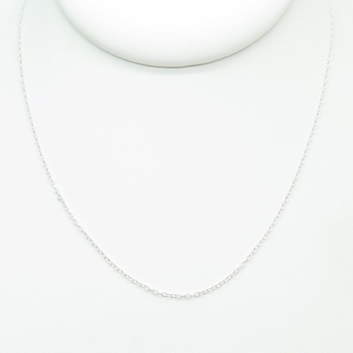 925 Sterling Silver Cable Chain Necklace 18"