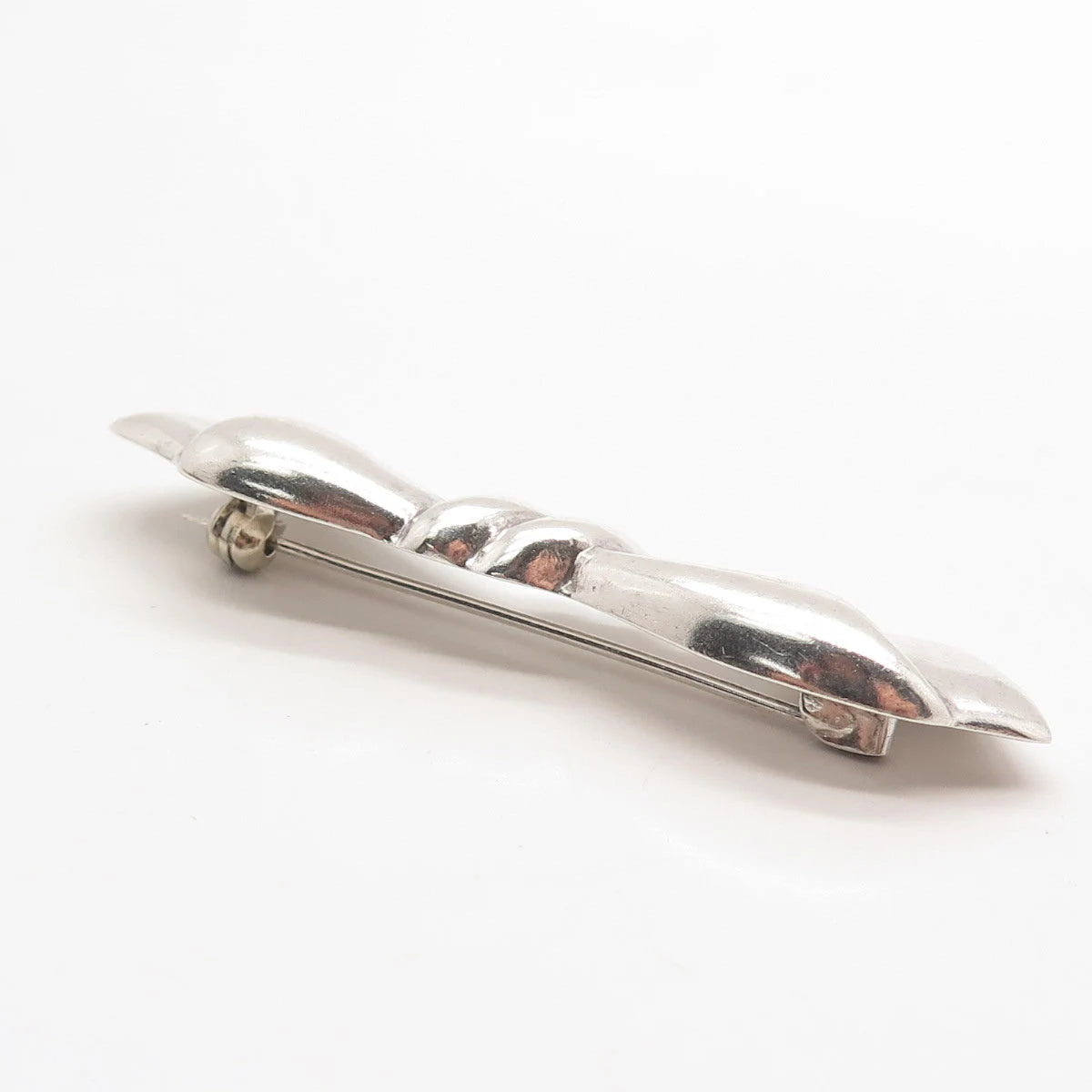 925 Sterling Silver Vintage Bow Pin Brooch