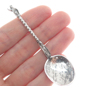 RINZE JANS SPAANSTRA 833 Silver Antique 19th Century Dutch Coffee Spoon