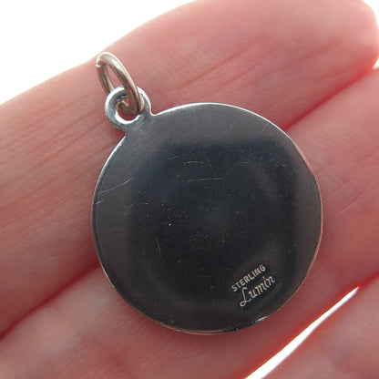 LUMIN 925 Sterling Silver Vintage Confirmation Holy Ghost Charm Pendant
