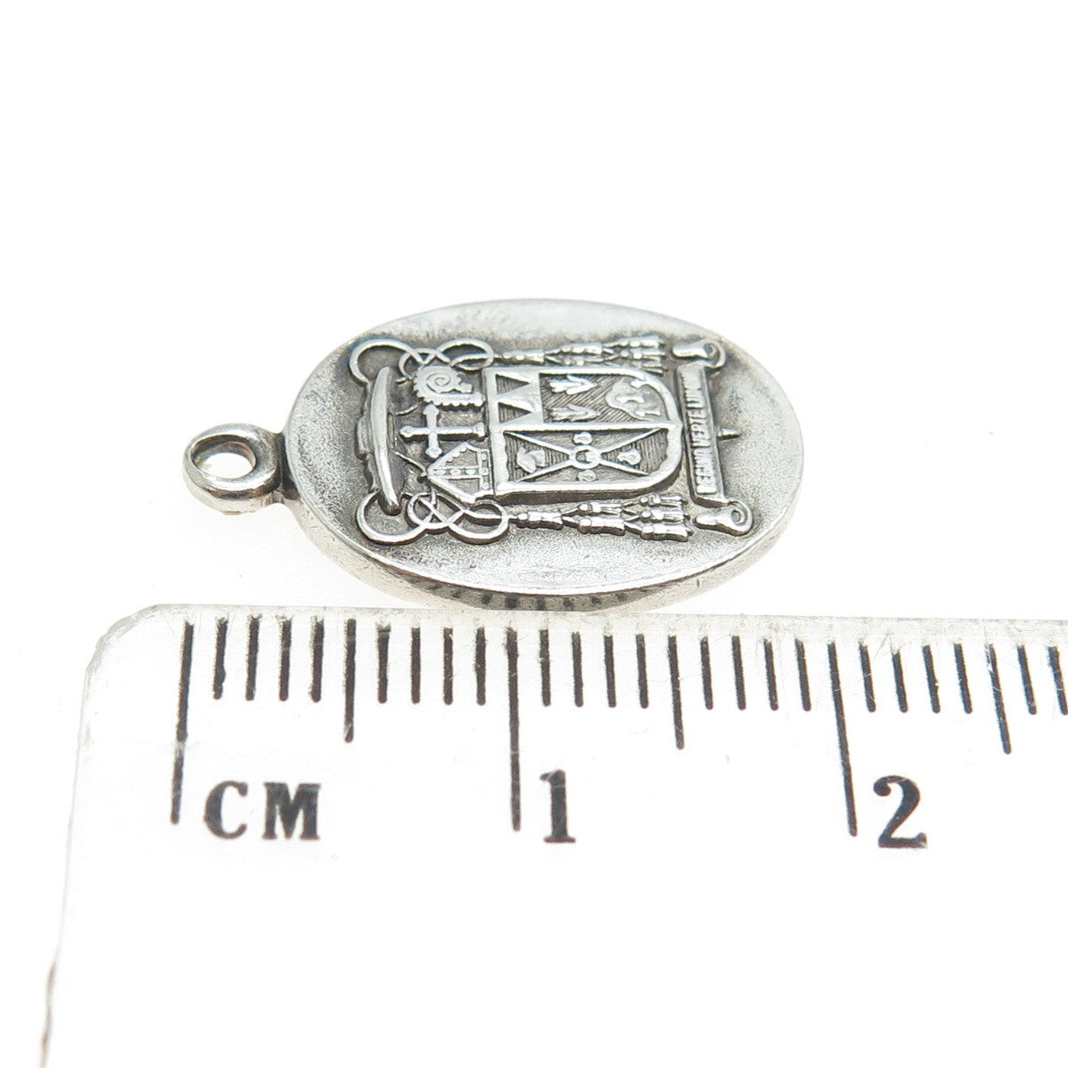 DIEGES & CLUST 925 Sterling Silver Antique Art Deco Bishop Kellenberg Pendant