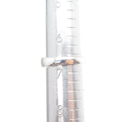 925 Sterling Silver Real Round & Tapered Baguette-Cut Diamond Ring Size 6.75