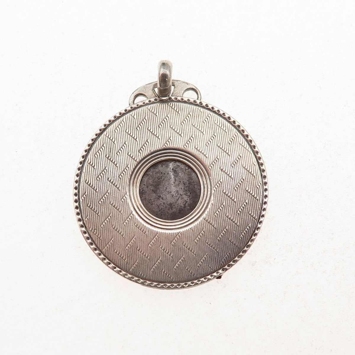 925 Sterling Silver Antique Art Deco Cigarette Cutter Chatelaine Fob