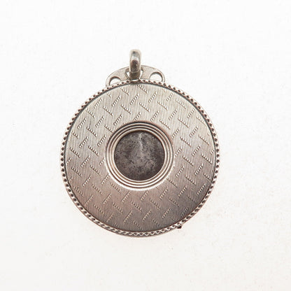 925 Sterling Silver Antique Art Deco Cigarette Cutter Chatelaine Fob