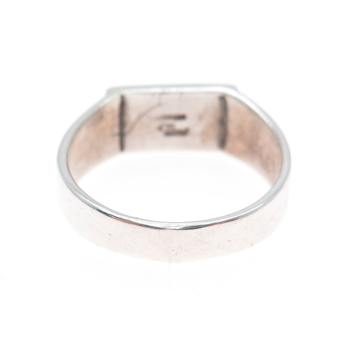 Teme Sunburst Old Pawn Sterling Silver Turquoise Coral Onyx Lapis Ring Size 9.75