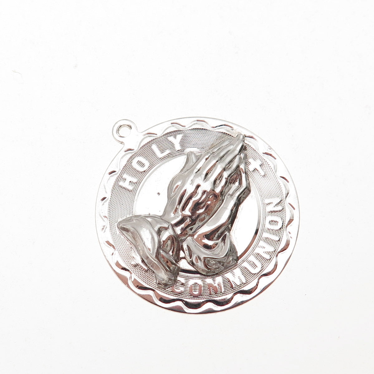 Spencer 925 Sterling Silver Vintage Holy Communion Charm Pendant