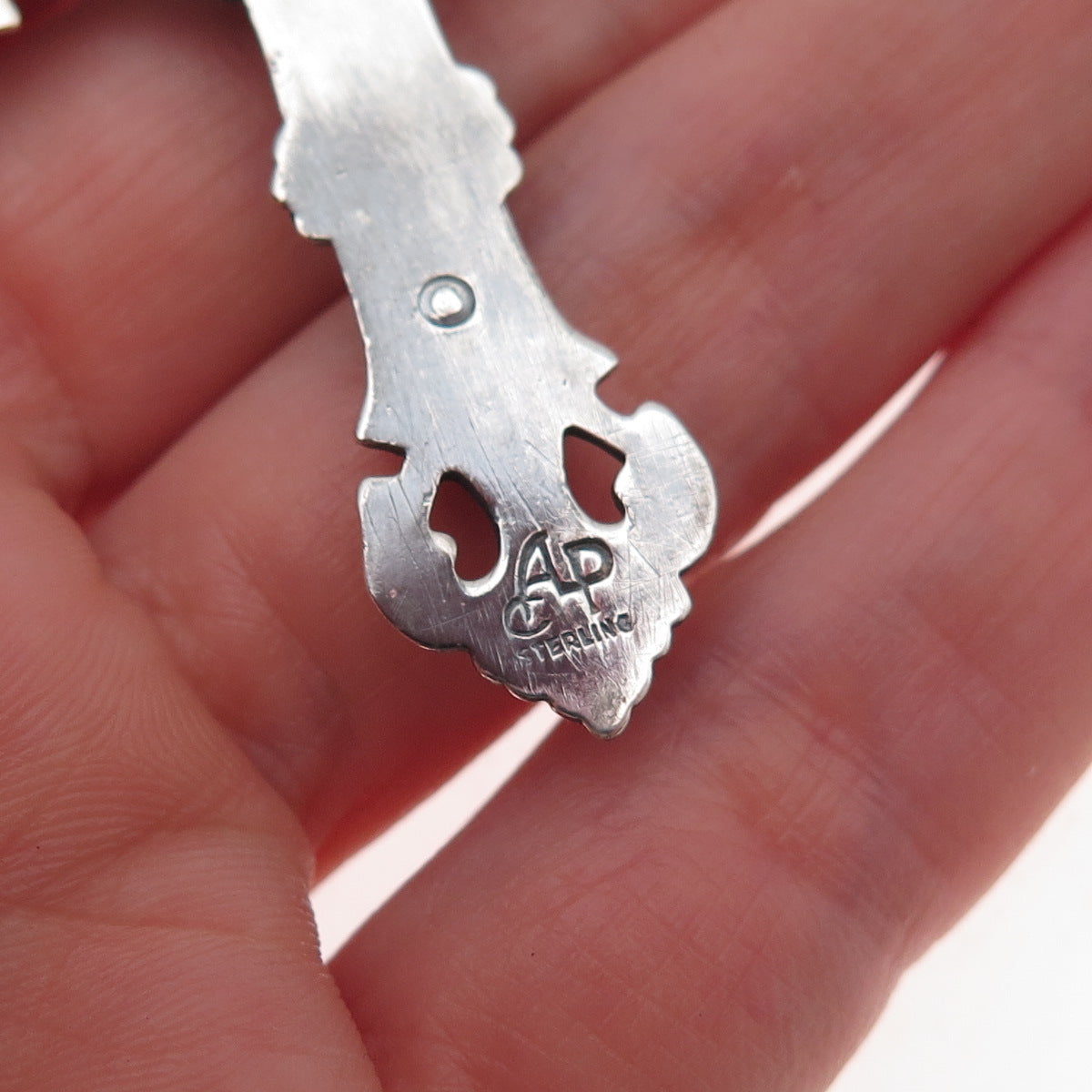 925 Sterling Silver Vintage Crucifix Cross Oxidized Pendant