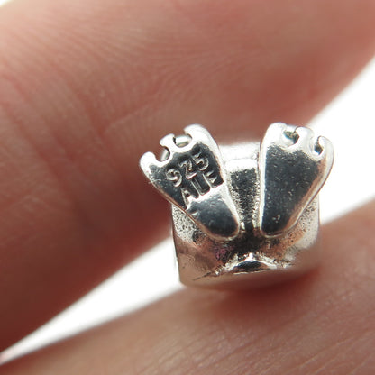 PANDORA 925 Sterling Silver Frog Bead Charm