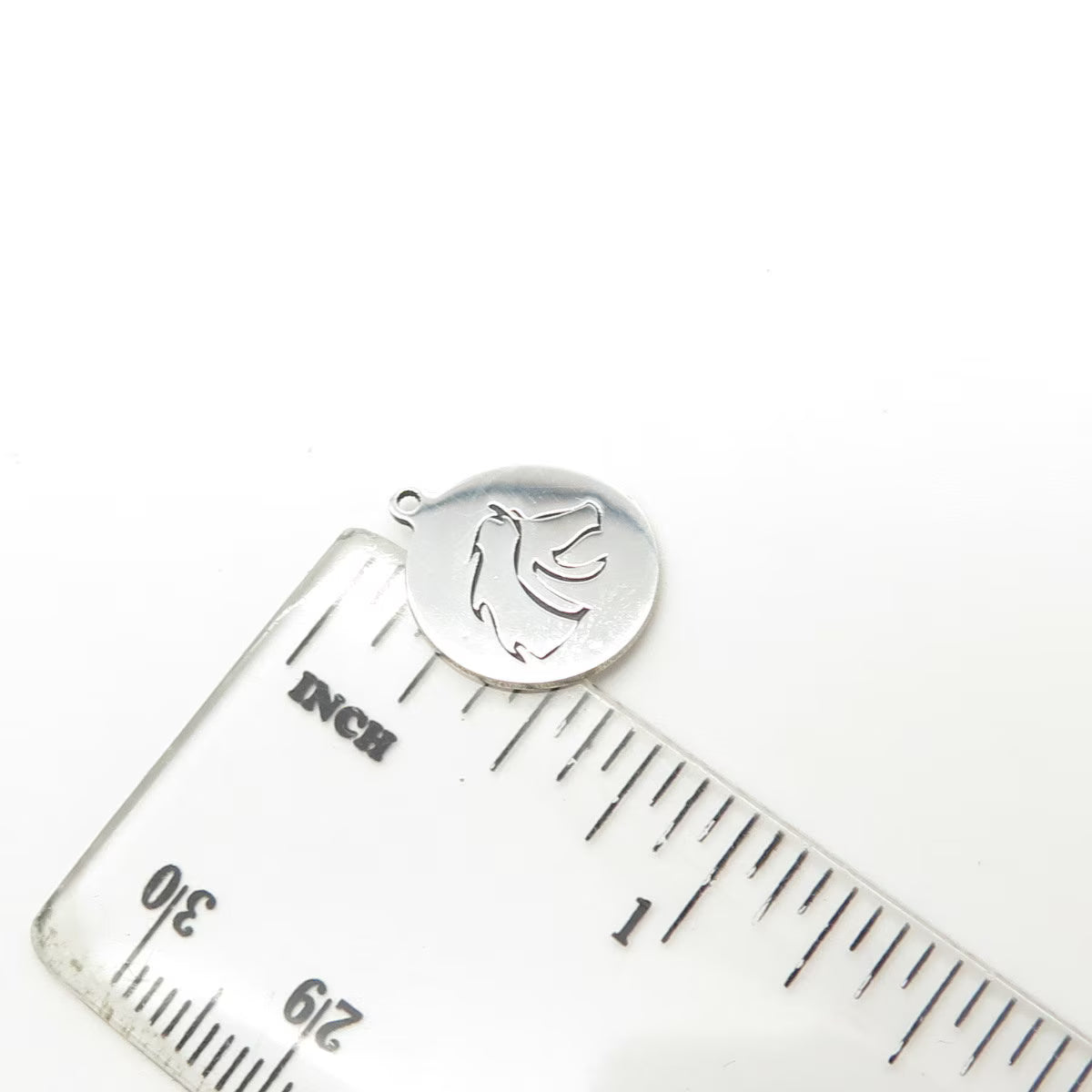 925 Sterling Silver USA Two In Town Horse Charm Pendant