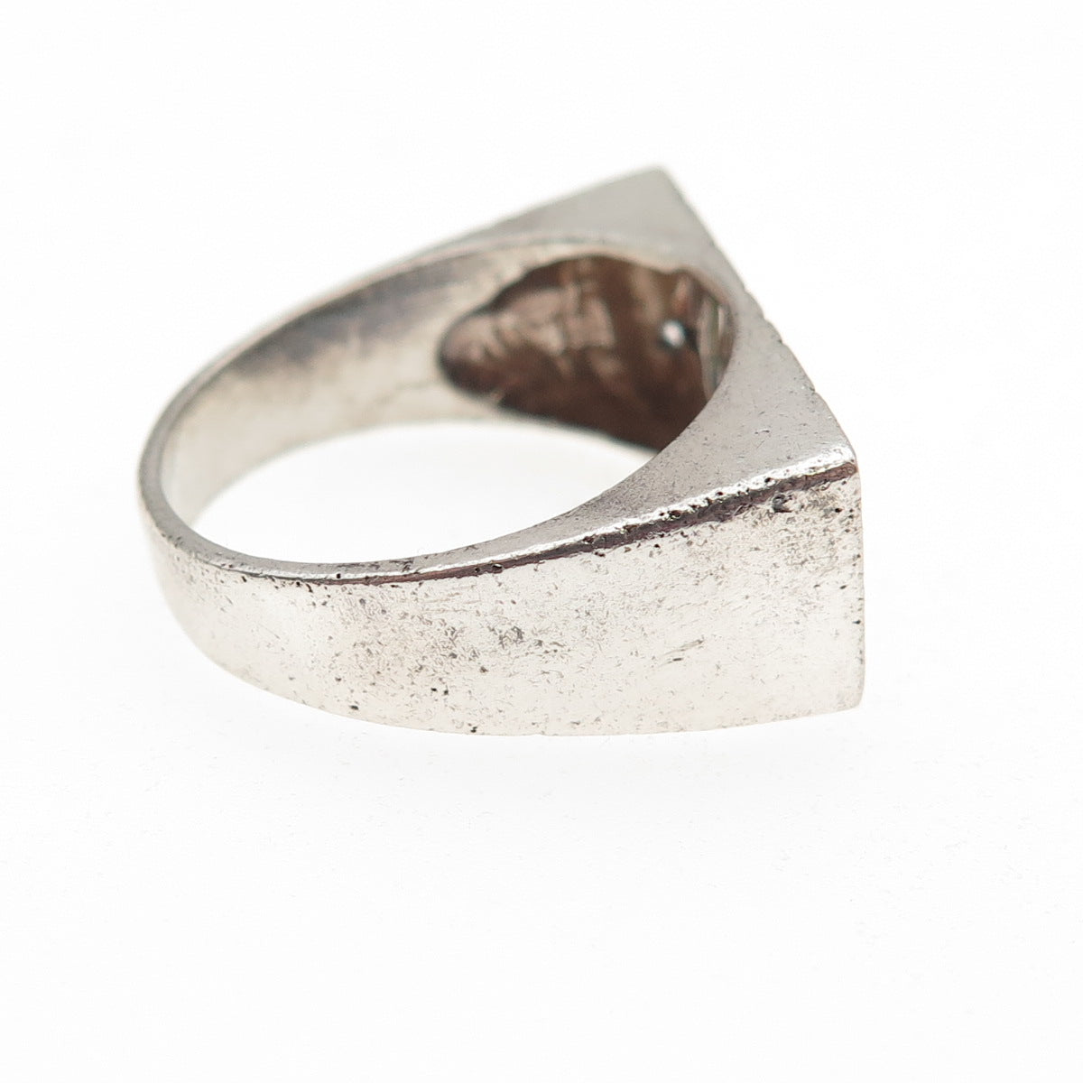 925 Sterling Silver Vintage Genice Name Ring Size 9.5