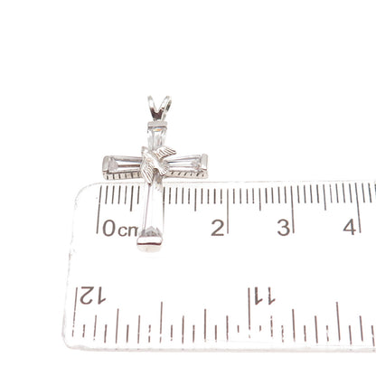 ATI Annika Witt 925 Sterling Silver C Z Holy Spirit Cross Charm Pendant