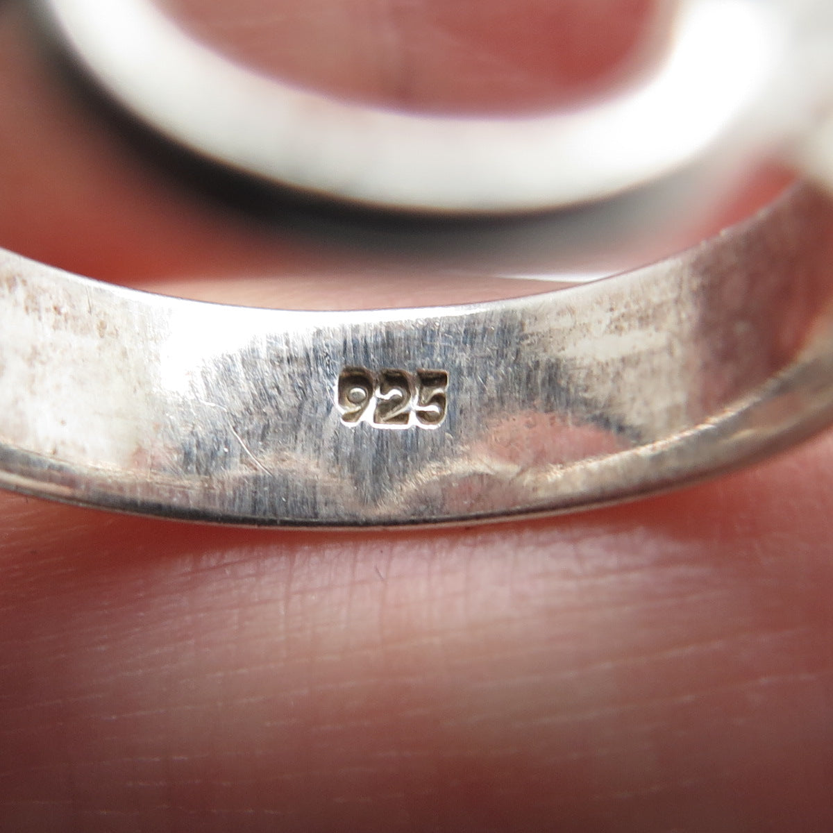 925 Sterling Silver Vintage Infinity Ring Size 7.75