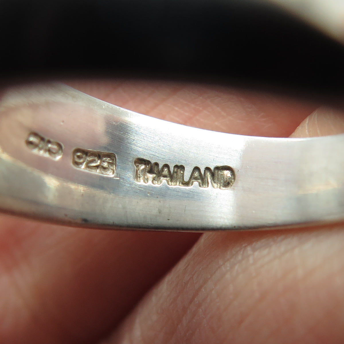 CLYDE DUNEIER CID 925 Sterling Silver Vintage Real Lapis Lazuli Ring Size 9