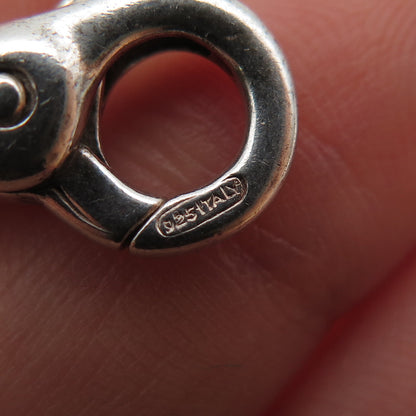 925 Sterling Silver Vintage Italy Bracelet / Necklace Lobster Lock Clasp