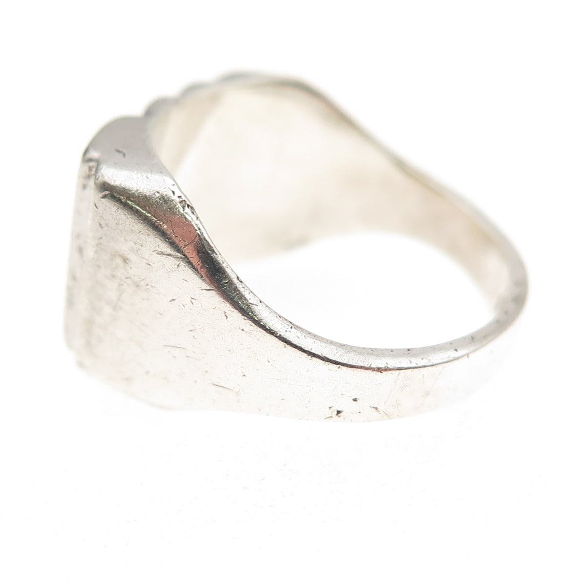 ESPO Joseph Esposito 925 Sterling Silver Antique Art Deco Oxidized Ring Size 7