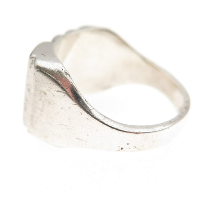 ESPO Joseph Esposito 925 Sterling Silver Antique Art Deco Oxidized Ring Size 7